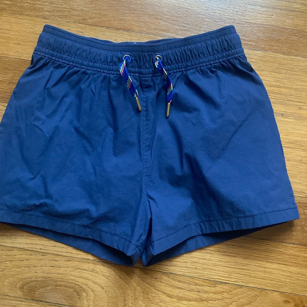J crew Crewcuts navy swim shorts size 6